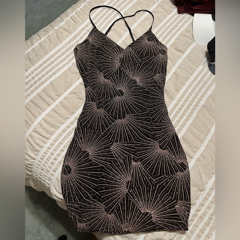 Sparkly mini dress